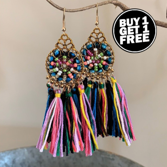 kelzposh Jewelry - BOGO! Multicolor Boho Earrings